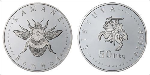 50 Lats Letonia (1991 - ) Plata 
