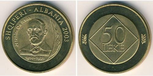 50 Lek Albania Bronce 