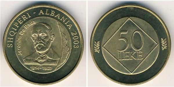 50 Lek Albania Bronce 