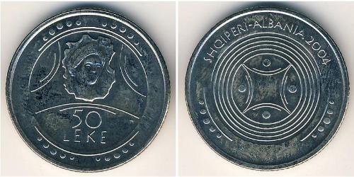 50 Lek Albania Copper/Nickel 
