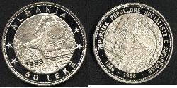 50 Lek Sozialistische Volksrepublik Albanien (1944 - 1992)  