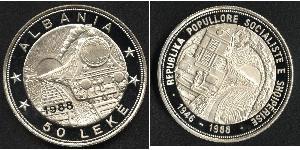 50 Lek Sozialistische Volksrepublik Albanien (1944 - 1992)  