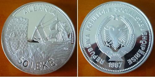 50 Lek Sozialistische Volksrepublik Albanien (1944 - 1992)  