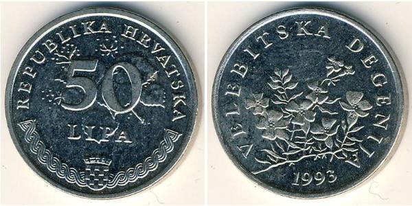 50 Lipa Croatie Acier/Nickel 