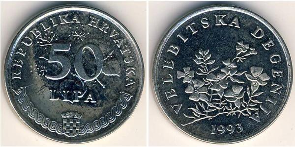 50 Lipa Croacia Níquel/Acero 