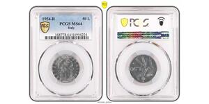 50 Lira Italia Acciaio 