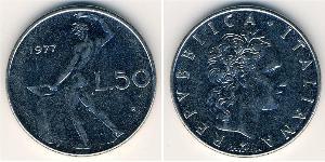 50 Lira Italia Acero 
