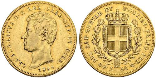 50 Lira Italia Oro 