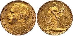 50 Lira Kingdom of Italy (1861-1946) Oro Vittorio Emanuele III (1869 - 1947)