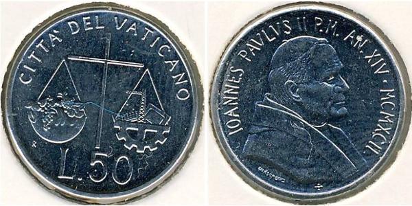 50 Lira Vatican (1926-)  