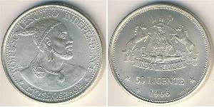 50 Lisente Lesotho Argent 