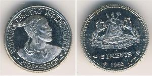 50 Lisente Lesotho Argent 