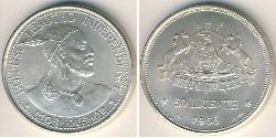 50 Lisente Lesoto Plata 