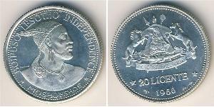 50 Lisente Lesotho Silber 