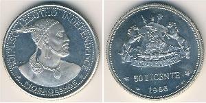 50 Lisente Lesotho Silber 