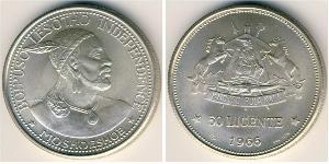 50 Lisente Lesotho Silber 