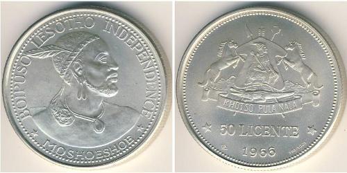 50 Lisente Lesotho Silber 