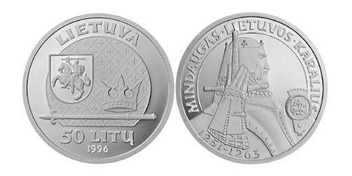 50 Litas Lituanie (1991 - ) Argent 