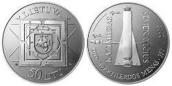 50 Litas Lituania (1991 - ) Argento 
