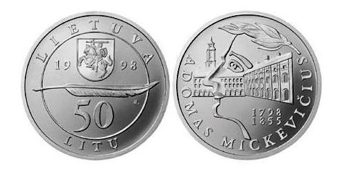 50 Litas Lituania (1991 - ) Plata 