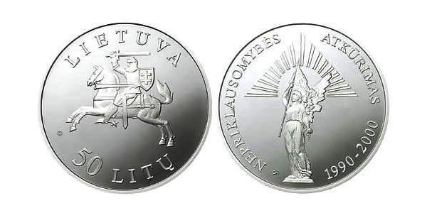 50 Litas Lituania (1991 - ) Plata 