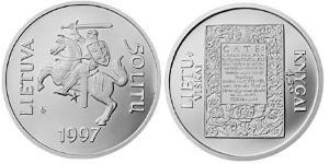 50 Litas Lithuania (1991 - ) Silver 