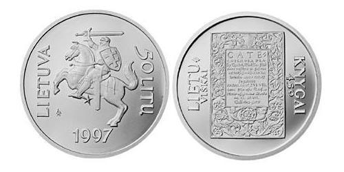 50 Litas Lithuania (1991 - ) Silver 