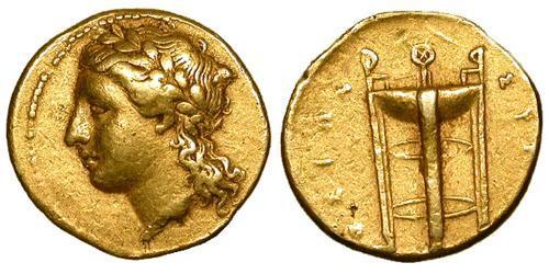 50 Litrai Grecia antica (1100BC-330) Elettro 
