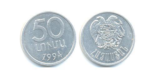 50 Luma Armenia (1991 - ) Aluminium 