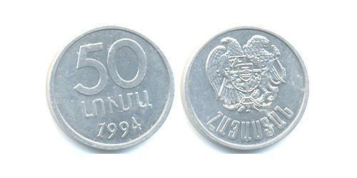 50 Luma Armenien (1991 - ) Aluminium 