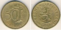 50 Mark Finlandia (1917 - ) Alluminio/Bronzo 