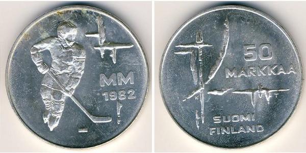 50 Mark Finlande (1917 - ) Argent 
