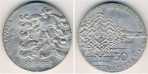 50 Mark Finlandia (1917 - ) Argento 