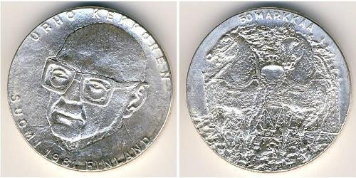 50 Mark Finlandia (1917 - ) Argento 