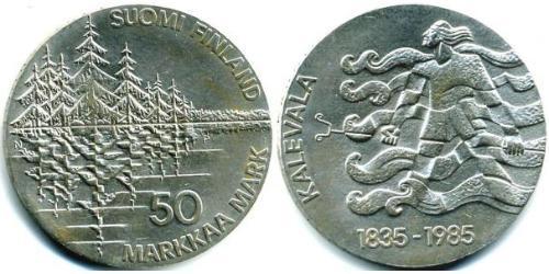 50 Mark Finlandia (1917 - ) Argento 