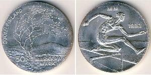 50 Mark Finlandia (1917 - ) Plata 