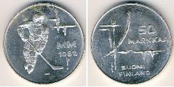 50 Mark Finnland (1917 - ) Silber 