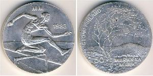 50 Mark Finnland (1917 - ) Silber 