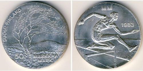 50 Mark Finnland (1917 - ) Silber 