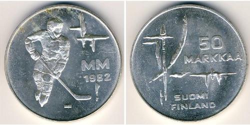 50 Mark Finnland (1917 - ) Silber 