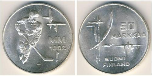 50 Mark Finnland (1917 - ) Silber 