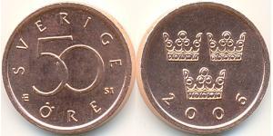 50 Ore Sweden Bronze 