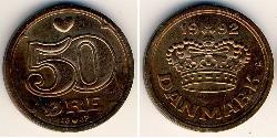 50 Ore Danimarca Bronzo 