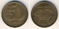 50 Ore Danimarca Bronzo 
