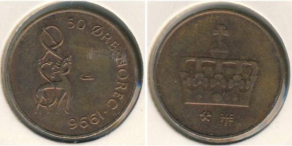 50 Ore Norvegia Bronzo 