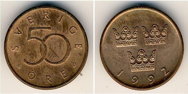 50 Ore Svezia Bronzo 