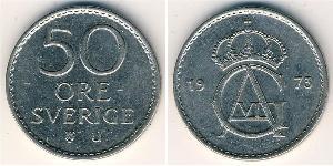 50 Ore Sweden Copper/Nickel 