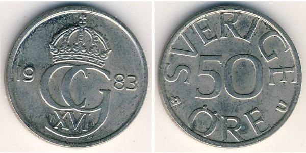 50 Ore Sweden Copper/Nickel 