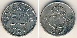 50 Ore Suède Cuivre/Nickel 
