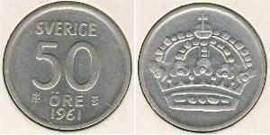 50 Ore Suède Cuivre/Nickel 